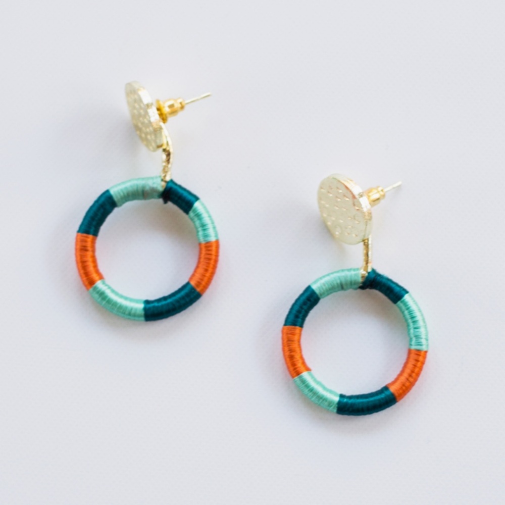 Vibrant Threads Earring